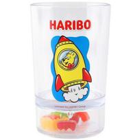 Haribo Gold Bear transparent cup 200ml, blue, 1 piece yellow