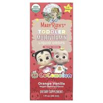 MaryRuth's, Cocomelon, Infant Multivitamin, Liquid Drops, with Iron, Ages 1-3, Orange Vanilla, 1 fl oz (30 ml)