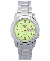 „Seiko 5“ nerūdijančio plieno žalias ciferblatas automatinis SNKK19 SNKK19J1 SNKK19J vyriškas laikrodis žalia