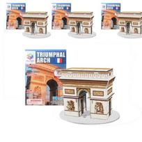 Big Dream Paris Arc de Triomphe 3D Three dimensional Puzzle 4P Set korea 3d Puzzle beige