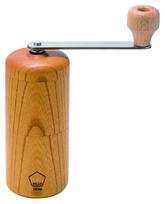 Kawasaki Synthetic Resin Hand Ground Coffee Mill MILLU Wood Coffee Mill Keyaki Made in Japan MI-030 brown