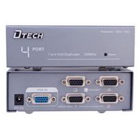 DTECH DT-7254 1-in-4 VGA Splitter 1-in-4 gray