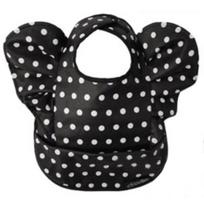 Bevenise Frill Queen waterproof bib, black, 1 piece, 1 piece black
