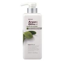 Kumano Bua Argan & Olive Oil Silicone-Free Conditioner, 1 pack, 550ml white
