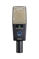 Kondensatorinis mikrofonas Kryptinis mikrofonas su 9 tipais, iš kurių galima rinktis metai AKG C414 kondensatorinis mikrofonas vokalo įrašymui YouTube [ 4 metų garantija] juoda