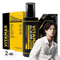 MIF Vitamax All-in-One Lotion for Men 200ml + Refill 150ml, 2 sets yellow