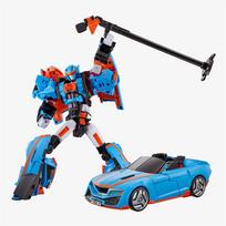 [jauni žaislai] Tobot Pop transformuojamas robotas (Didelis kabrioletas sportinis automobilis) black