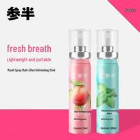 Semibio Probiotic Fresh Oral Spray Duo Pack white