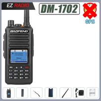 Baofeng DM-1702 Openg GD77 GPS Dvigubo Režimo Analoginis ir Skaitmeninis Radijo Ryšio Aparatas Lygis 1+2 Dvigubas Laiko Tarpsnis VHF 136-174 UHF DM-1701 Atnaujintas EURO