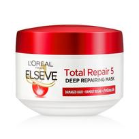 LOREAL Elseve Total Repair 5 Deep Repairing Hair Mask 200ml (for extremely damaged hair) red