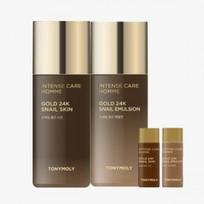 TONYMOLY Intense Care Gold 24K Snail Homme 2 dalių rinkinys, 1 vnt. black