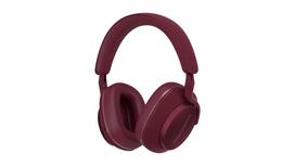 „Bowers Wilkins“ triukšmą slopinančios belaidės ausinės su rubino raudonumo efektu ir už ausų dedamos „Px7S2E/RR“ rubino raudonumo spalva