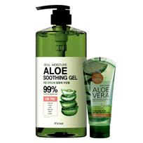 Tikras alavijo raminamasis gelis Alavijas Didelis drėkinamasis kremas 1000ml + 150ml, 01. Raminamasis gelis 1000ml + 150ml (1150 ml), 1 rinkinys, 1000g beige