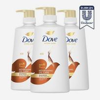 Dove Maitinamasis šampūnas 680ml x 3 beige