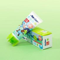 Jordan News Step 2 Children's Toothpaste 90g (Green Apple Flavor) (On) blue