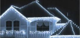 LED šviesos girlianda „Snaigės“, 4 m, su mirksėjimo funkcija