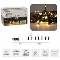 LED kalėdinės girliandos Chomik, 500 lempučių, 28 m, IP44