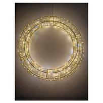 LED kalėdinis vainikas Chomik Gdów, 40 cm, 600 mikro LED