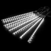 LED meteorų girlianda „varvekliai“, 8 vnt., šaltai balta šviesa