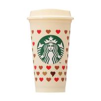 Starbucks Starbucks Valentine 2023 daugkartinis puodelis 473ml beige