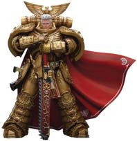 JOYTOY Warhammer Imperial Fists 7th Legion Primarch Rogal Dorn Scale Action Figure 40,000 1/18 (Assembled) black