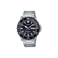 CASIO Unisex Black Watch MTD-125D-1A1VDF Black Dial gray