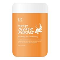 BT highlight balinimo milteliai 500g didelės talpos plaukų baliklis plaukų balinimas juodos spalvos šalinimas pilka chaki spalva dažymas grožio salonas, 1 vnt. orange