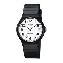 Casio Unisex analoginis laikrodis MQ-24-7B2L su uretano apyranke, pigi Casio serija, balta, importuota black