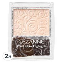 Cezanne Pearl Glow Highlight 2.4g, 01 Champagne Beige, 2 pieces beige