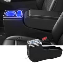 WALKEY Console Box for Daihatsu Tanto Tanto Custom LA610S Dedicated Center Console Smart USB Drink Storage Convenient Storage [Fast Charging] (LA600S