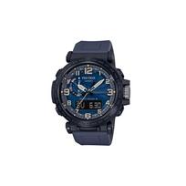 Casio CASIOPRO TREK Series-Disc Dual Display Series Temperature, Pressure and Altitude Measurement LED Light Solar Wave Outdoor PRW6600Y-2 mėlyna