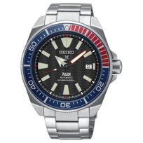 SEIKO prospex 200 metrų atsparumas vandeniui automatinis/rankinis mechaninis judėjimas Plieninis dirželis 43,8 mm vyriškas laikrodis juodas ciferblatas SRPB99 juoda