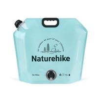 Naturehike Camping Hiking Water Bag 10L Lightweight Compact Food Grade Material with Handle Foldable (Blue) mėlyna