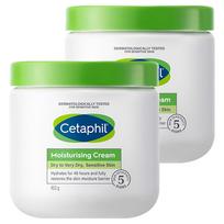 Cetaphil Moisturizing Body Cream 2p + pouch, 1 set, 453g green