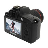 4K 64MP Vlog kamera su priekiniu ir galiniu dvigubu apšvietimu IPS spalvotu 16x plačiakampiu naktinio filmavimo kameros, šviesa, 3 colių ekranu, priartinimu, 120° kampu, vaizdu,