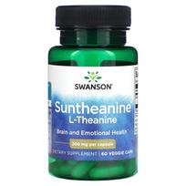 Swanson, Suntheanine l-teaninas, 200 mg, 60 augalinių kapsulių
