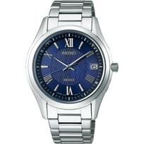 Vyriškas Seiko SADZ197 (DOLCE laikrodis) Apvalus laikrodis Sidabrinis gryno titano *Deimantinio skydo analogas