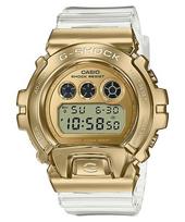 Casio G-SHOCK Men's Stainless Steel 200M Water Resistant Shock Resistant Alarm Quartz Watch GM-6900SG-9 auksas