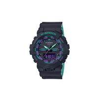 Casio CASIOG-SHOCK Chameleon Madinga spalvų kontrasto šauni aukščiausios kokybės kvarcinio mechanizmo dervos dirželis Japonijos ir Korėjos laikrodis Vyriškas laikrodis Juodas GA-800BL-1A juoda