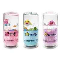 „Pinkfong Baby Shark Waterball“ žaislų antspaudas, 3 tipų šlovinimo daugiametis antspaudas Nr.1, raudona, žalia, violetinė, 1 rinkinys, populiarūs Korėjos žaislai gray