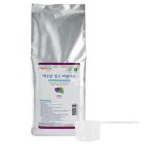Yekko Mom Milk Bubble Bath Bath Salt Lavender Scent Refill, 1000g, 1 piece gray
