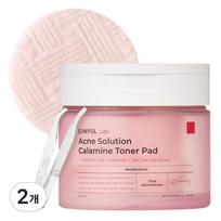 Eunyul Lab Acne Solution Calamine Toner Pad 180ml, 60 pieces, 2 pieces beige