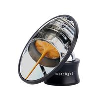 watchget Kavos ruošimo veidrodis Espresso kadro veidrodis 360 laipsnių pasukimas Kavos srauto stebėjimo reflektorius Magnetinis nuimamas Kavos ruošimas gray