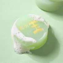 Chuncheonok hypoallergenic acne trouble care natural handmade jade soap okbore, 90g, 1 piece beige