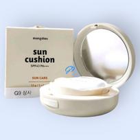 Mongdies Sun Cushion Baby Sun Cream SPF43+++ 12g + 2 moisture mask packs white