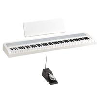 KORG elektroninis pianinas B2 88 klavišai / pradedančiajam / muzikinis stovas įtrauktas baltas B2 WH balta