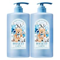 Bouquet Garni Moisture Body Lotion Baby Powder Scent, 1L, 2 Pieces white