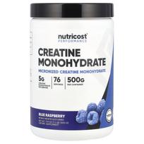 Nutricost, Kreatino monohidratas, Mėlynoji avietė, 17,9 oz (500 g)