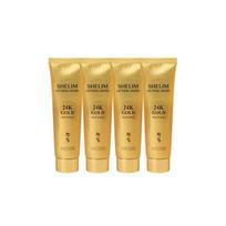 (4 pieces) Shirim 24K Gold Peptide Lifting Mask 100ml/peel-off type elasticity mask, 1 piece, 4 pieces beige