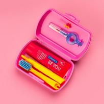 Curaden Curaprox Travel rinkinys pink